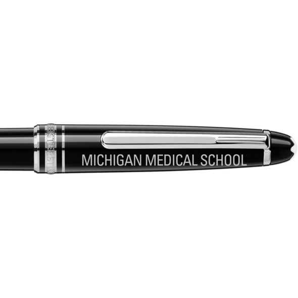 U-M Medical School Montblanc Meisterstück Classique Ballpoint Pen in Platinum Shot #2