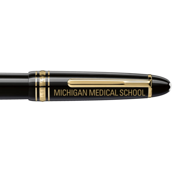 U-M Medical School Montblanc Meisterstück LeGrand Rollerball Pen in Gold Shot #2