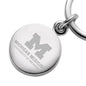 U-M Medical School Sterling Silver Insignia Key Ring Shot #2