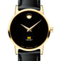 U-M Medical School Women's Movado Gold Museum Classic Leather Shot #1