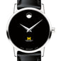 U-M Medical School Women's Movado Museum with Leather Strap Shot #1