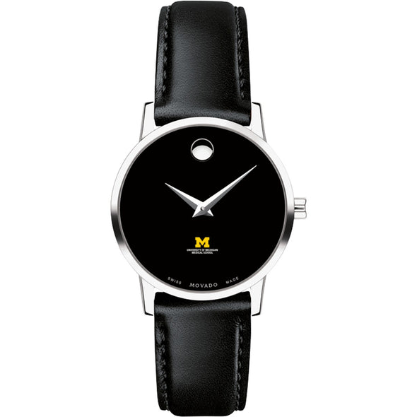 U-M Medical School Women&#39;s Movado Museum with Leather Strap Shot #2