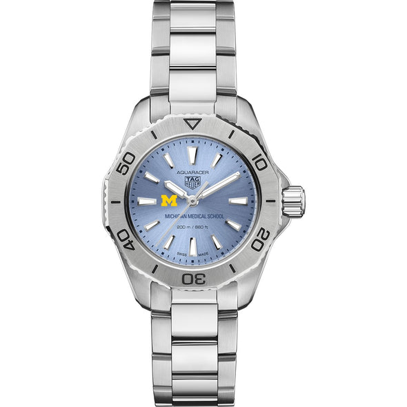 U-M Medical School Women&#39;s TAG Heuer Steel Aquaracer with Blue Sunray Dial Shot #2