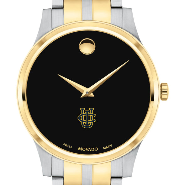 UC Irvine Men&#39;s Movado Collection Two-Tone Watch with Black Dial Shot #1