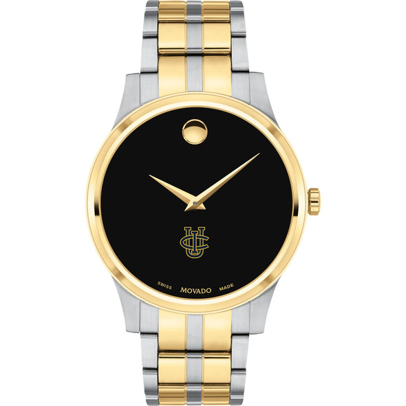 UC Irvine Men&#39;s Movado Collection Two-Tone Watch with Black Dial Shot #2