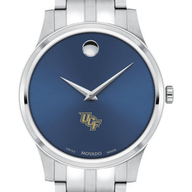 UCF Men&#39;s Movado Collection Stainless Steel Watch with Blue Dial Shot #1