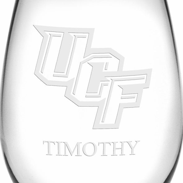 UCF Stemless Wine Glasses Made in the USA Shot #3