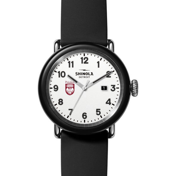 UChicago Pritzker School of Medicine Shinola Watch, The Detrola 43 mm White Dial at M.LaHart &amp; Co. Shot #2