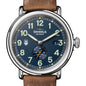 UChicago Pritzker School of Medicine Shinola Watch, The Runwell Automatic 45 mm Blue Dial and British Tan Strap at M.LaHart & Co. Shot #1