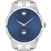 UConn Men's Movado Collection Stainless Steel Watch with Blue Dial