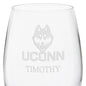 UConn Red Wine Glasses Shot #3