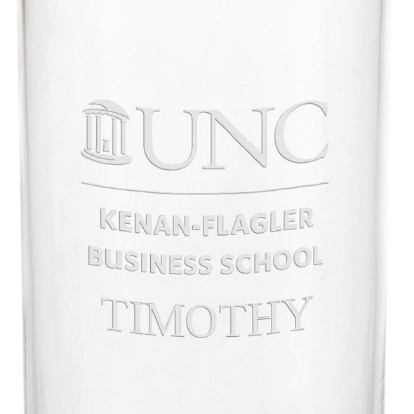 UNC Kenan-Flagler Iced Beverage Glass Shot #3