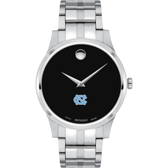 UNC Men&#39;s Movado Collection Stainless Steel Watch with Black Dial Shot #2