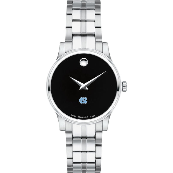 UNC Women&#39;s Movado Stainless Steel Watch with Black Dial Shot #2