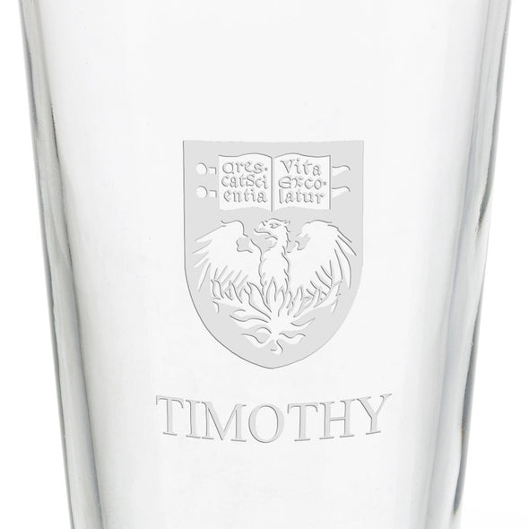 University of Chicago 16 oz Pint Glass Shot #3