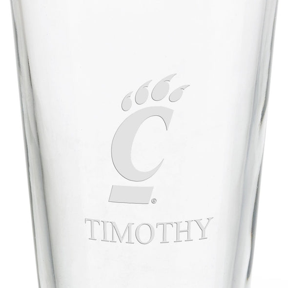 University of Cincinnati 16 oz Pint Glass Shot #3