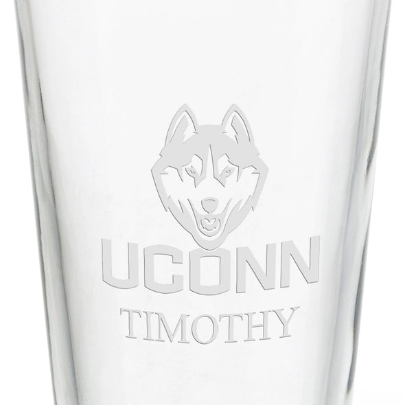 University of Connecticut 16 oz Pint Glass Shot #3