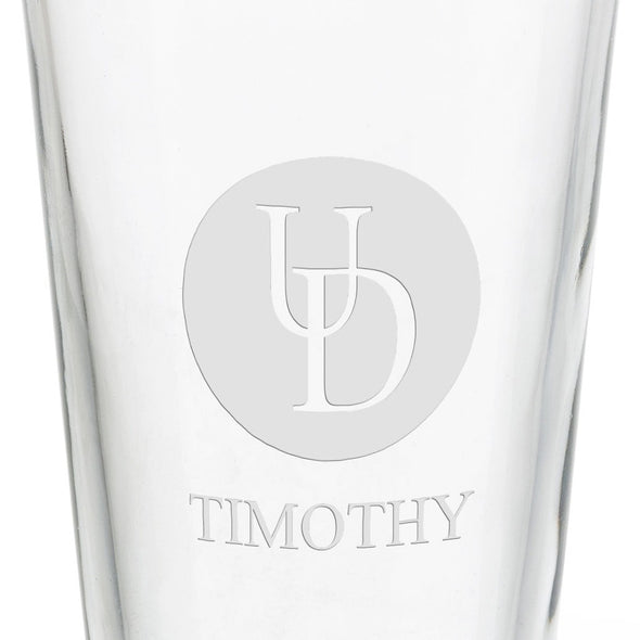 University of Delaware 16 oz Pint Glass Shot #3