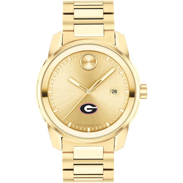 University of Georgia Men&#39;s Movado BOLD Gold with Date Window Shot #2