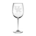 University of Kentucky Red Wine Glasses - Made in the USA