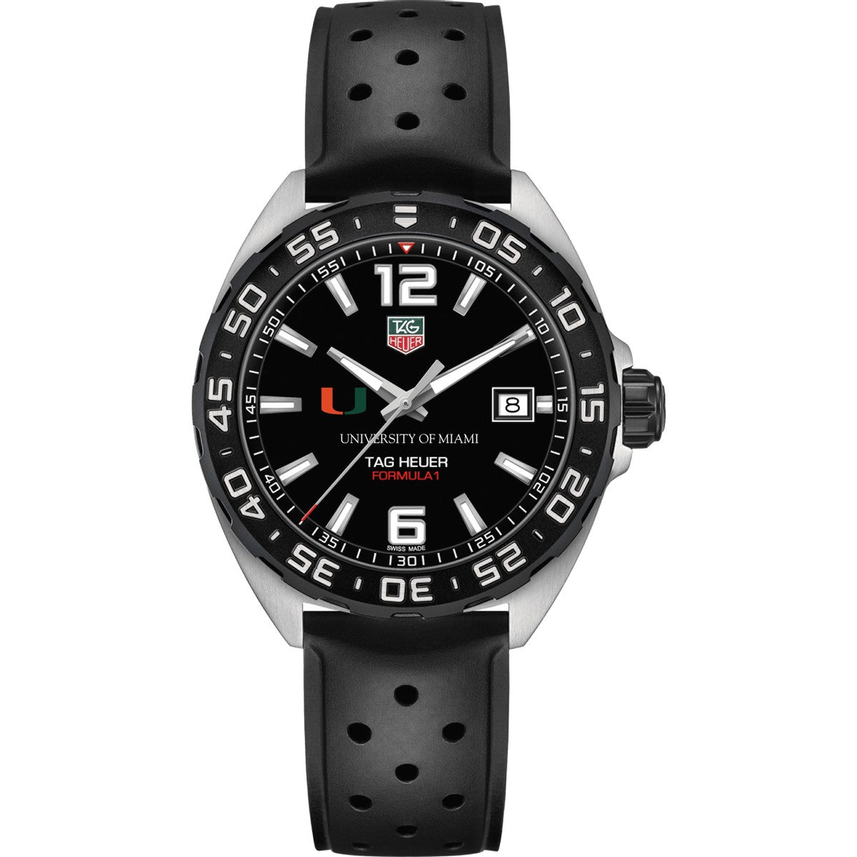 University of Miami Men s TAG Heuer Formula 1 with Black Dial M