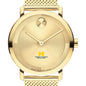 University of Michigan Medical School Men's Movado BOLD Gold with Mesh Bracelet Shot #1