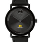 University of Michigan Medical School Men's Movado BOLD with Black Leather Strap Shot #1