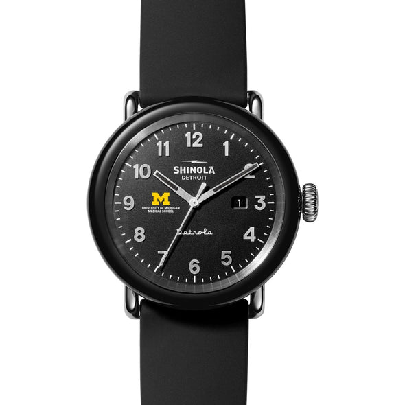 University of Michigan Medical School Shinola Watch, The Detrola 43 mm Black Dial at M.LaHart &amp; Co. Shot #2