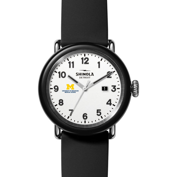 University of Michigan Medical School Shinola Watch, The Detrola 43 mm White Dial at M.LaHart &amp; Co. Shot #2