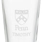 University of Pennsylvania 16 oz Pint Glass Shot #3