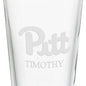 University of Pittsburgh 16 oz Pint Glass Shot #3