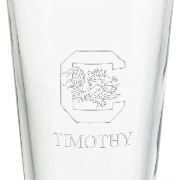 University of South Carolina 16 oz Pint Glass Shot #3