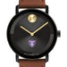 University of St. Thomas Men's Movado BOLD with Cognac Leather Strap