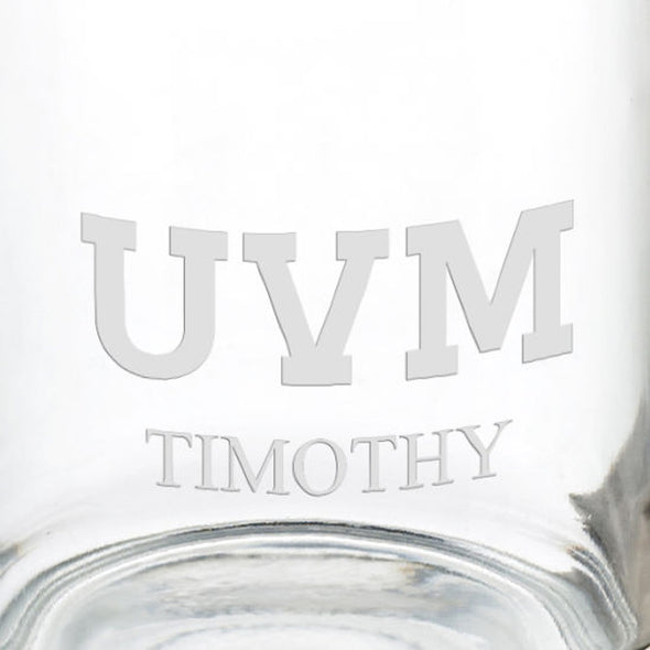 University of Vermont 13 oz Glass Coffee Mug Shot #3