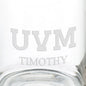 University of Vermont 13 oz Glass Coffee Mug Shot #3