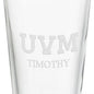 University of Vermont 16 oz Pint Glass Shot #3