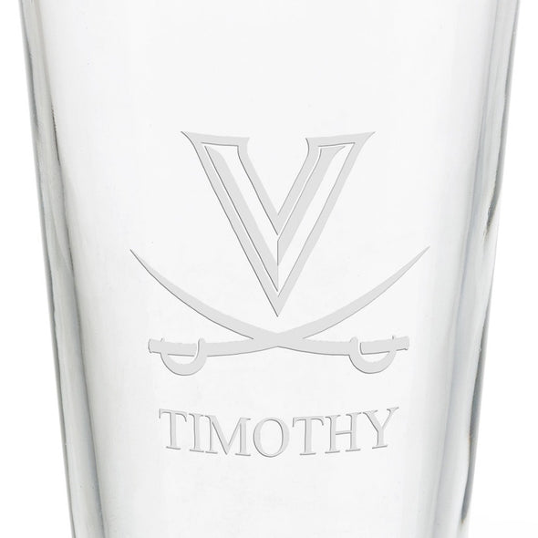 University of Virginia 16 oz Pint Glass Shot #3