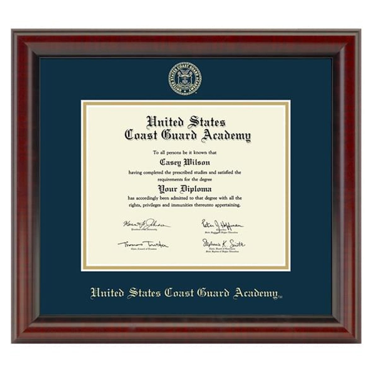 USCGA Diploma Frame, the Fidelitas - Graduation Gift Selection | M ...