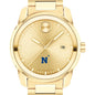 US Naval Academy Men's Movado BOLD Gold with Date Window Shot #1