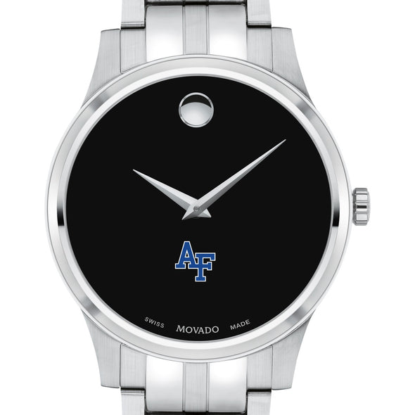 USAFA Men&#39;s Movado Collection Stainless Steel Watch with Black Dial Shot #1