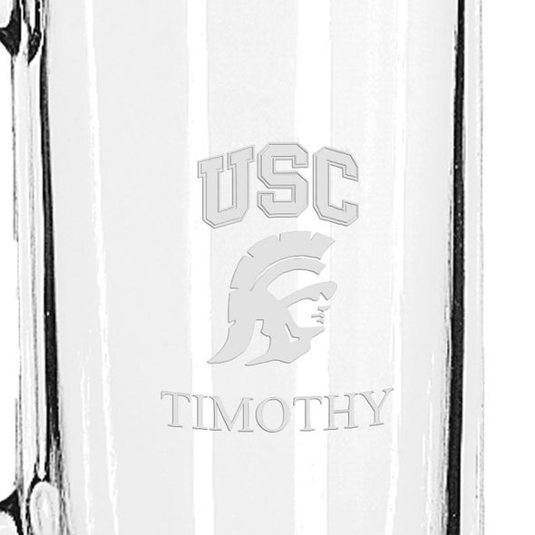 USC 25 oz Beer Mug Shot #3