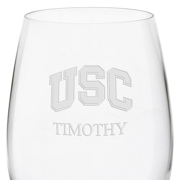 USC Red Wine Glasses Shot #3