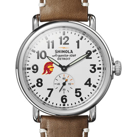 USC Shinola Watch, The Runwell 41 mm White Dial Shot #1