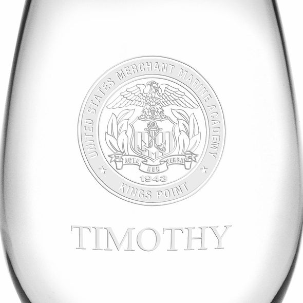 USMMA Stemless Wine Glasses Made in the USA Shot #3