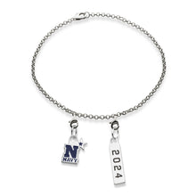 USNA 2024 Sterling Silver Bracelet Shot #1