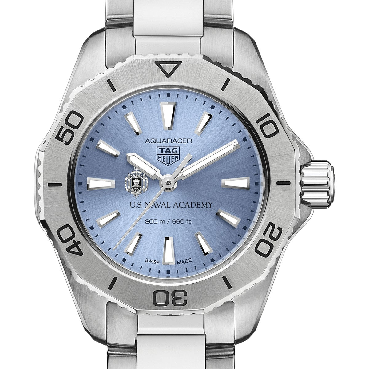 USNA Women s TAG Heuer Steel Aquaracer with Blue Sunray Dial M