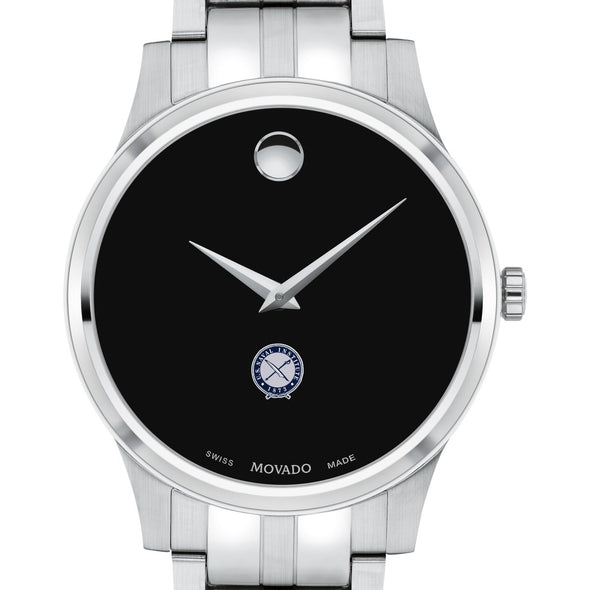 USNI Men&#39;s Movado Collection Stainless Steel Watch with Black Dial Shot #1