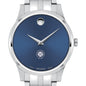 USNI Men's Movado Collection Stainless Steel Watch with Blue Dial Shot #1