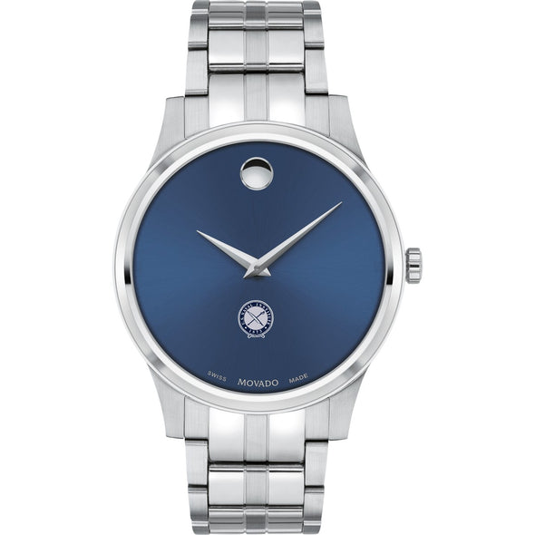 USNI Men&#39;s Movado Collection Stainless Steel Watch with Blue Dial Shot #2