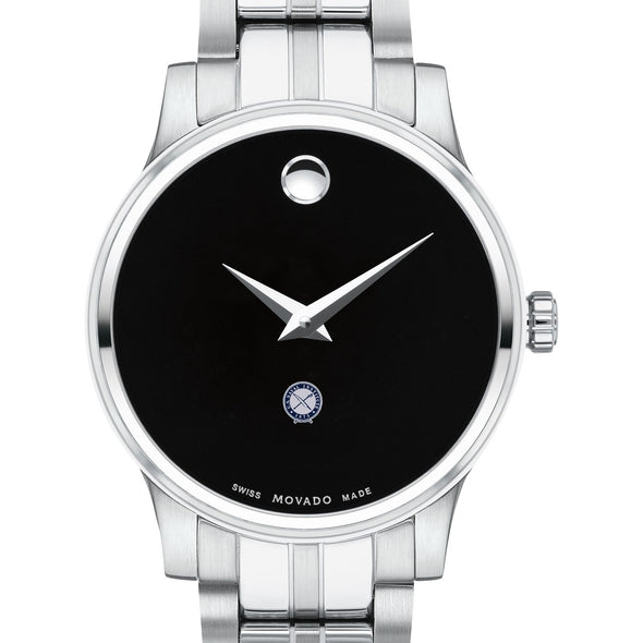 USNI Women&#39;s Movado Stainless Steel Watch with Black Dial Shot #1